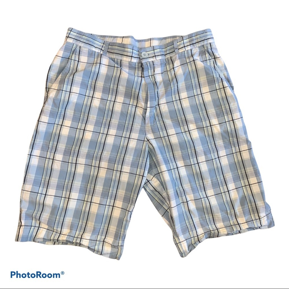 Lacoste Plaid 9” Shorts size 42 Medium
